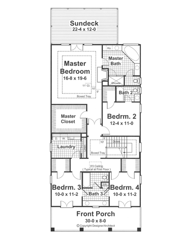 Second Floor image of Kensington I - B House Plan